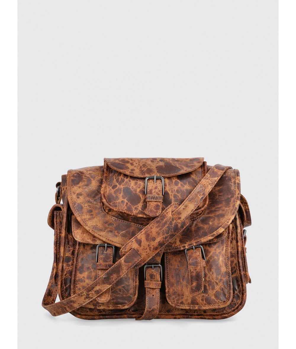 Babylon Vintage Leather Satchel Messenger Bag | Alaskan Leather
